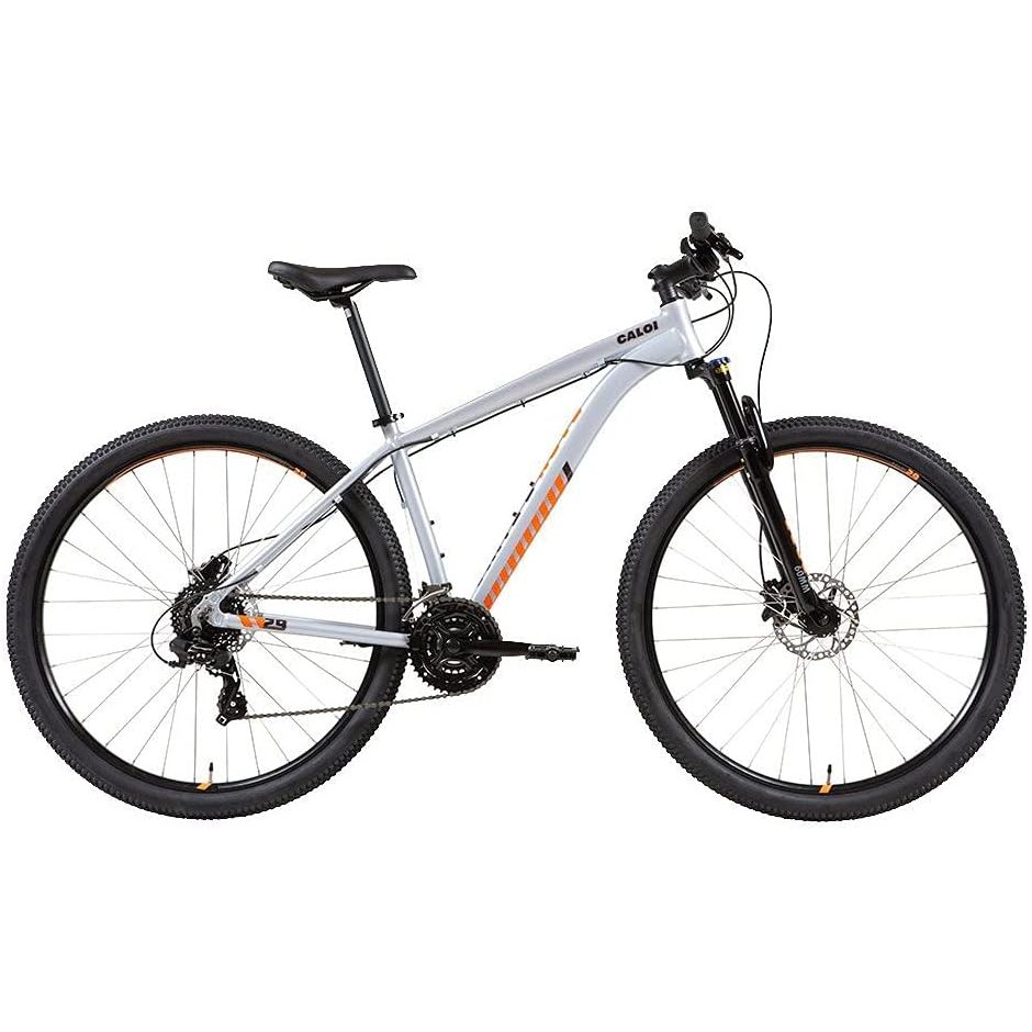 Bicicleta MTB Caloi 29 Aro 29 - Freio a Disco - 21 Velocidades - Prata