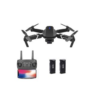 Drone Zangão E88pró Quadcopter Wifi 4k Dual Câmera Com 2 Baterias Iniciante Profissional