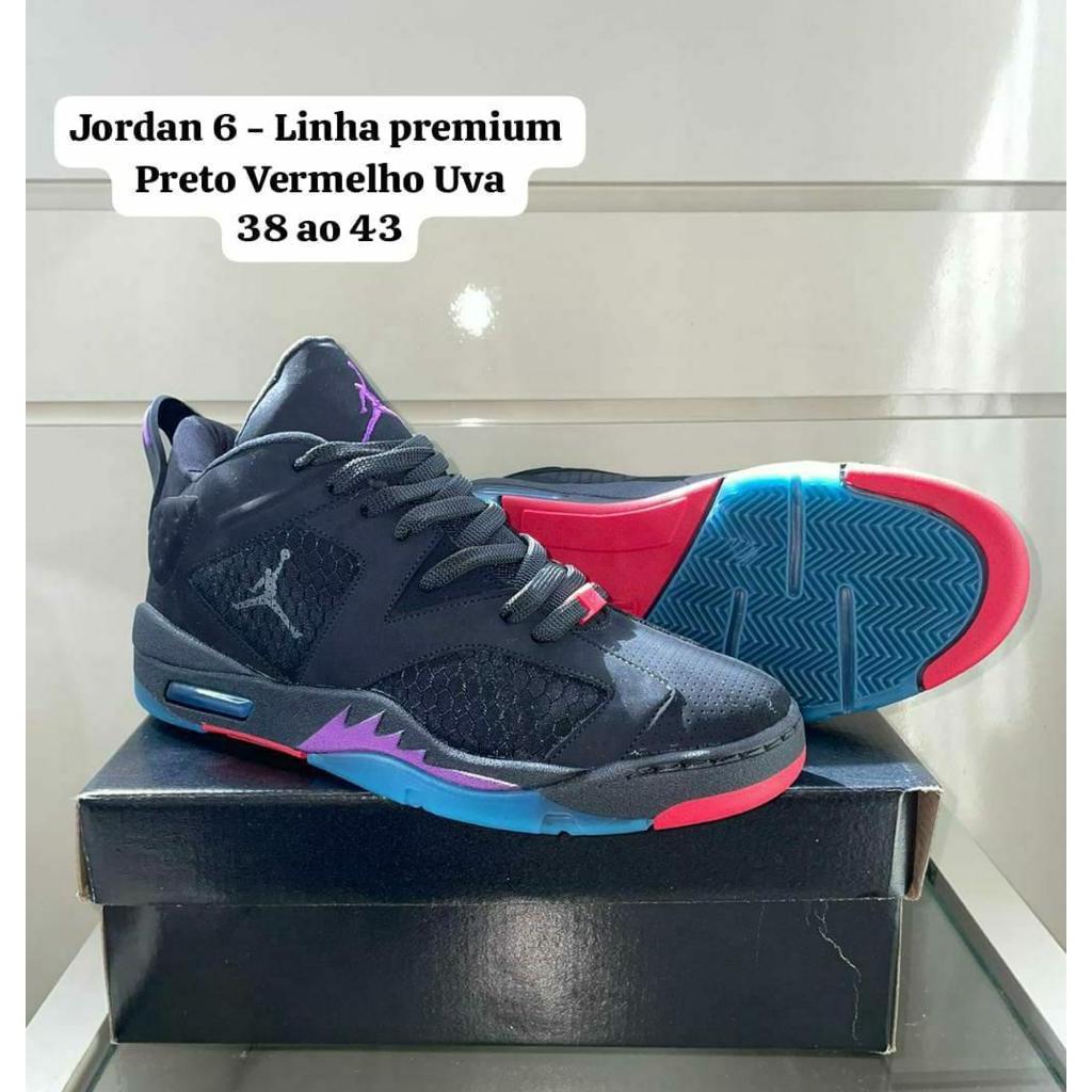 Tenis Jordan 6 Linha premium Basquete masculino modelo único