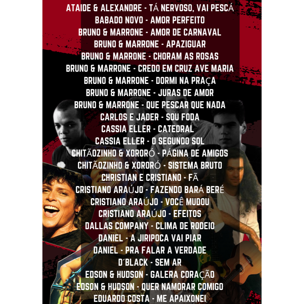 DVD KARAOKÊ, Variadas, Vol 2 - 96 Músicas - REF 04 | Shopee Brasil