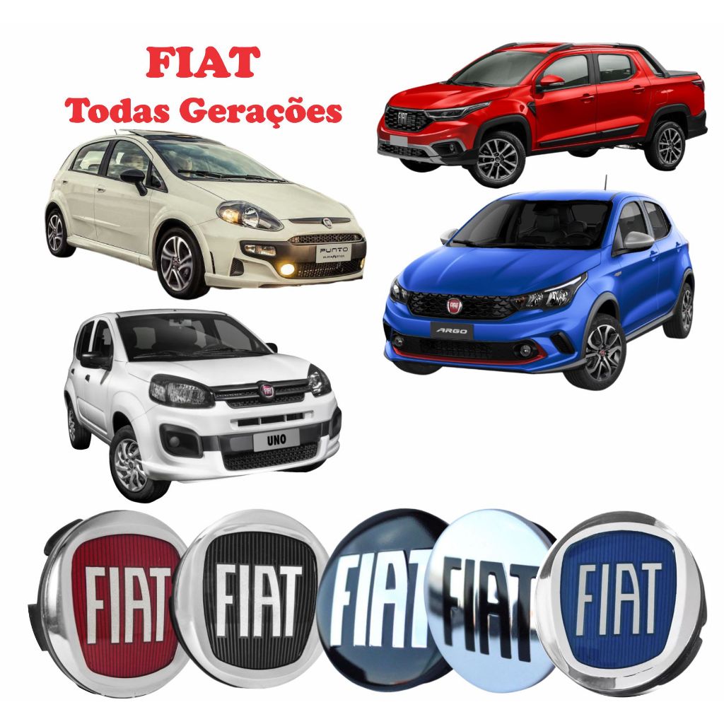 Calota Calotinha Miolo Centro Lente Alumínio Fiat Strada Pulse Ideia Punto Linea 49,6mm