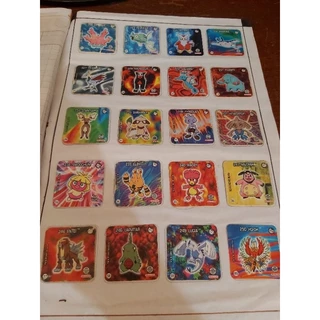 Coleção Tazos Jo-Ken-Pokémon Elma Chips (completo)