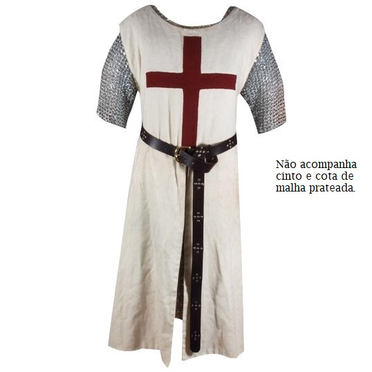 Túnica Templário em Algodão - Adulto - Ange