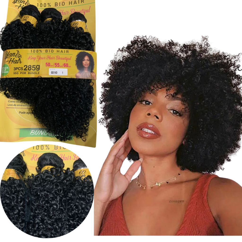 Cabelo Idêntico Ao Humano Estilo Goivo Bundles Orgânico | Shopee Brasil