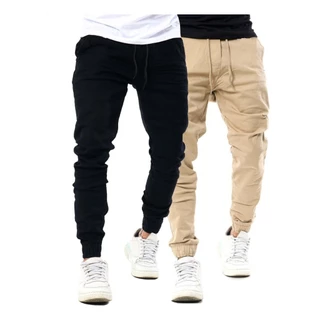 KIT 2 Calças jogger masculina com punho Linha Premium qualidade moda homem