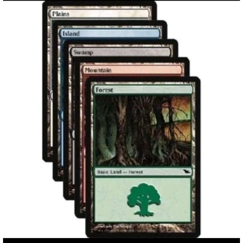KIT DE 100 TERRENOS BASICOS - MAGIC THE GATHERING ORIGINAL