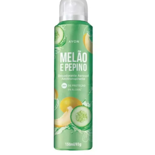 KIT 3 Desodorante Aerossol Antitranspirante Melão e Pepino