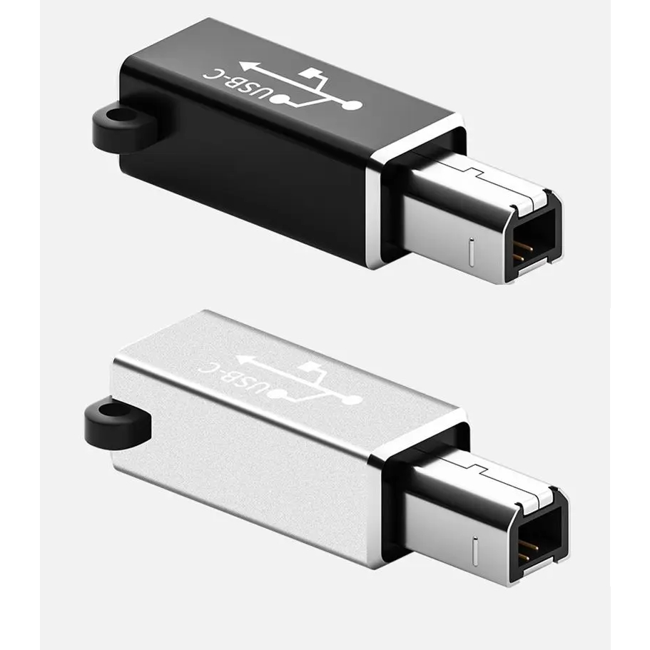 Adaptador Usb-b P/ Tipo-c Midi Impressoras Fax Piano Bateria