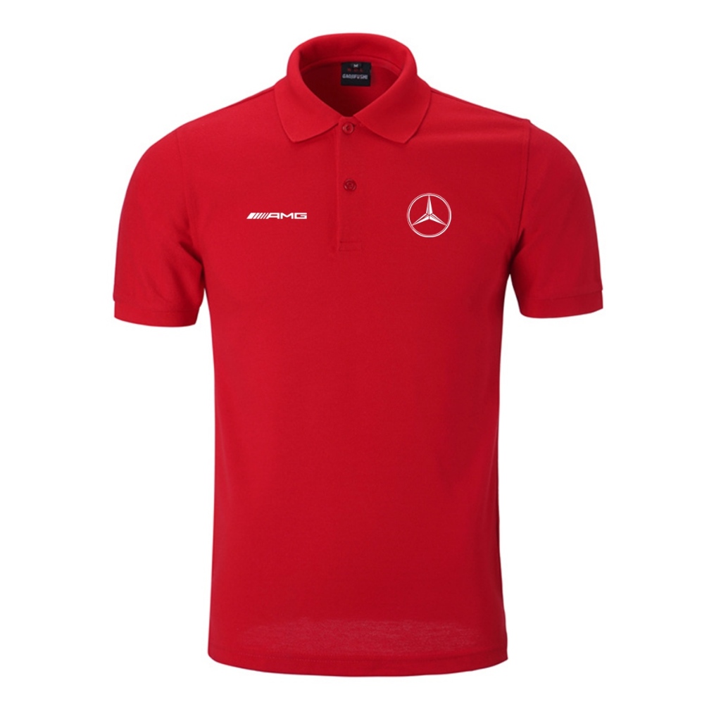 Blusa Masculina Camiseta Polo Camiseta da Mercedes Camisas Masculina