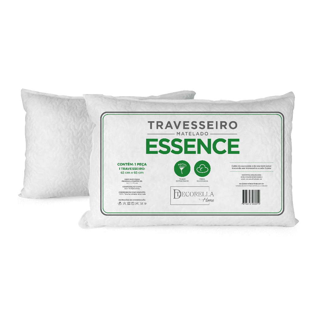2 Travesseiros Matelassê 45 x 65 cm fibra de silicone Antialérgico
