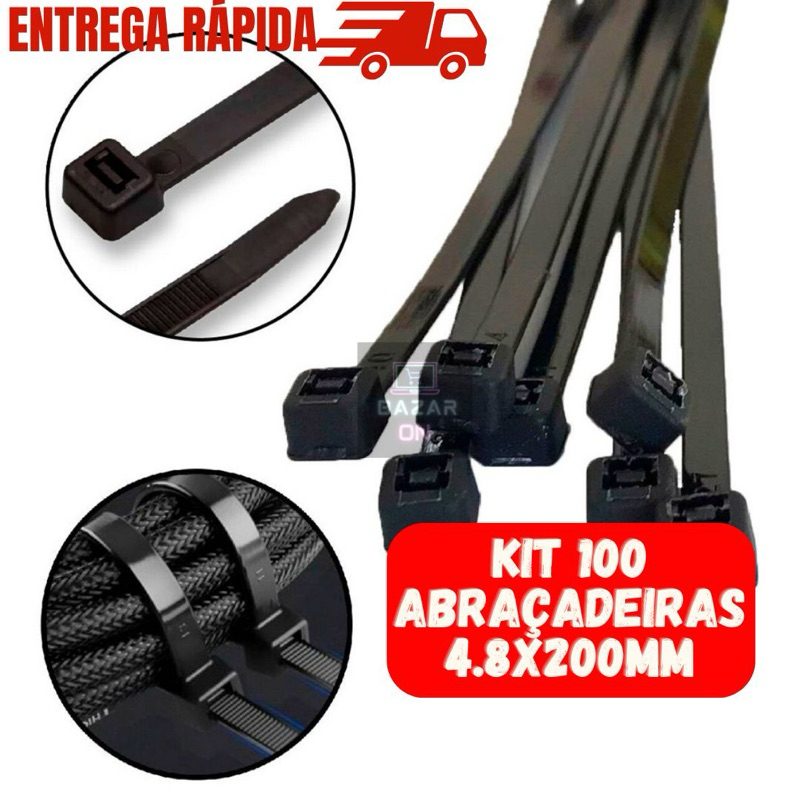 Kit Abra Adeiras Nylon Enforca Gato Cinta Pl Stica Pequeno X Presilha Lacre Shopee Brasil