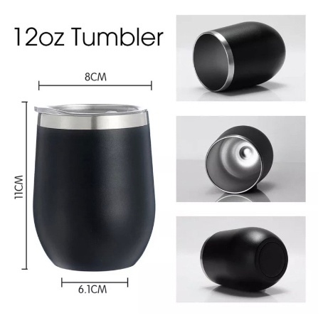 KIT 2 Copo Cuia 350mls com tampa mantém temperaturas quente gelada