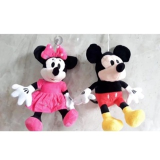 Casal Minnie e Mickey de pelúcia