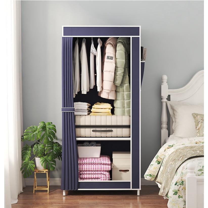 Guarda Roupa Dobrável Roupeiro Portátil 146*56*44CM