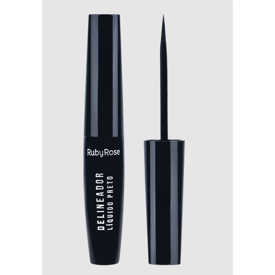 Delineador Liquido Preto - Rubyrose