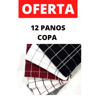 Kit 12 Panos de Cozinha Atoalhado Copa Teka Chef Para Espaço Gourmet