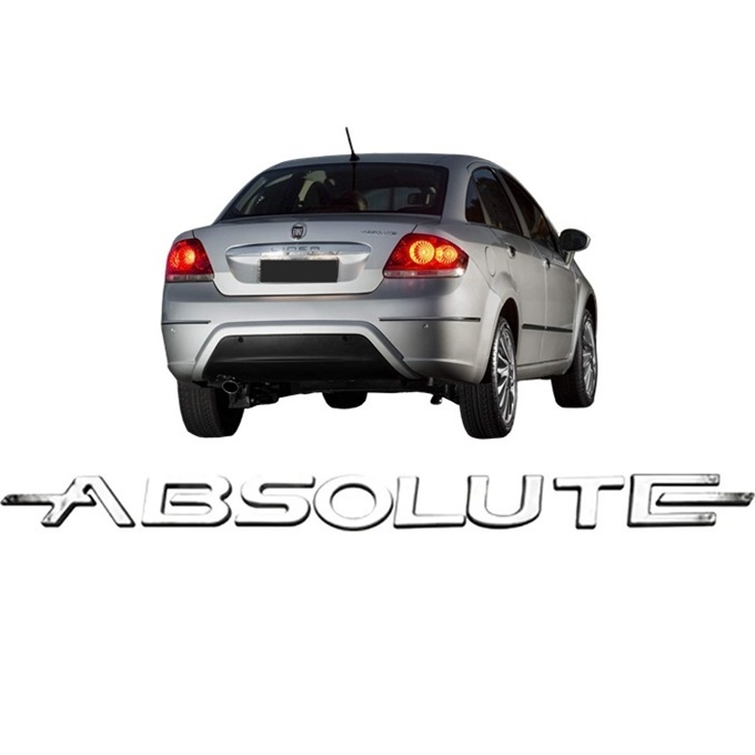Nome Emblema Letreiro Absolute Cromado Linea