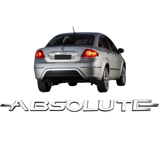 Nome Emblema Letreiro Absolute Cromado Linea