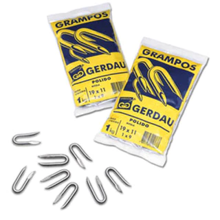 2 kg Grampo Para Cercas Arame Liso E Farpado 1x9 Gerdau Belgo