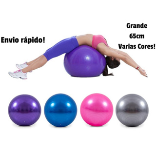 Kit Bola De Pilates Fit Ball 65 Cm E Overball 23 Cm Yoga