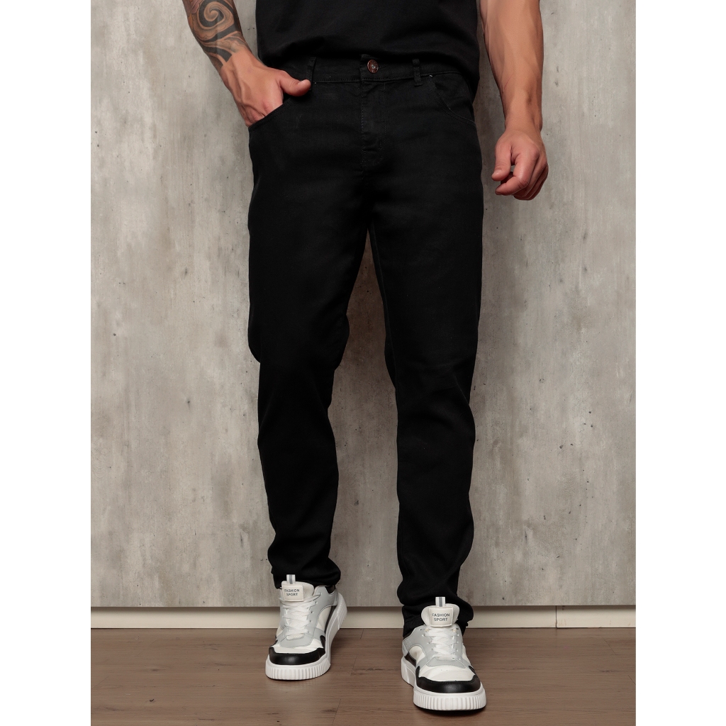 Calça Jeans Masculina Skinny Com Lycra Elastano Linha Premium