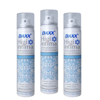 Kit 3 desodorante íntimo daxx suave 100 ml