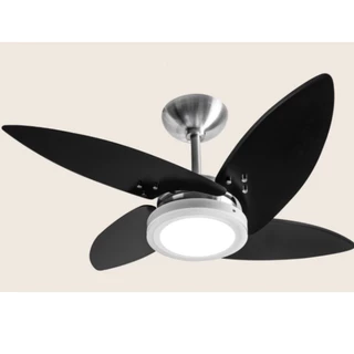 Ventilador De Teto Azzam Led Tron Chave De Parede 130W