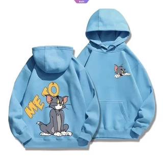 Moletom Canguru Com Capuz Unissex Me Too Tom And Jerry Desenho Animado