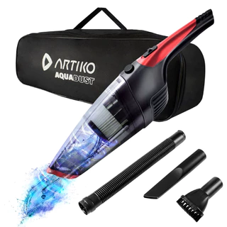 Aspirador De Pó, Água e Objetos Sem Fio Portátil Turbo Potente Artiko Aquadust Bivolt Lithium 7.6V