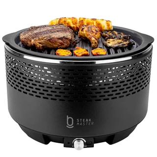 Churrasqueira Portátil A Carvão Biscuitt Steak Master Smoke & Fire USB Com Bag