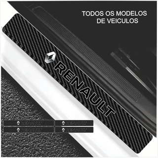 Soleira Automotiva RENAULT Universal Todos os Carros da Marca RENAULT CAPTUR DUSTER DUSTER OROCH KWID LOGAN MASTER SANDERO STEPWAY CLIO FLUENCE MEGANE GRAND SCENIC entre outros