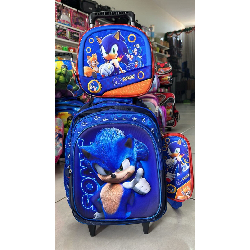 Mochila Carrinho Sonic | Shopee Brasil