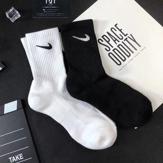 Kit 12 Pares Meias 100% Algodão Grosso Cano Longo