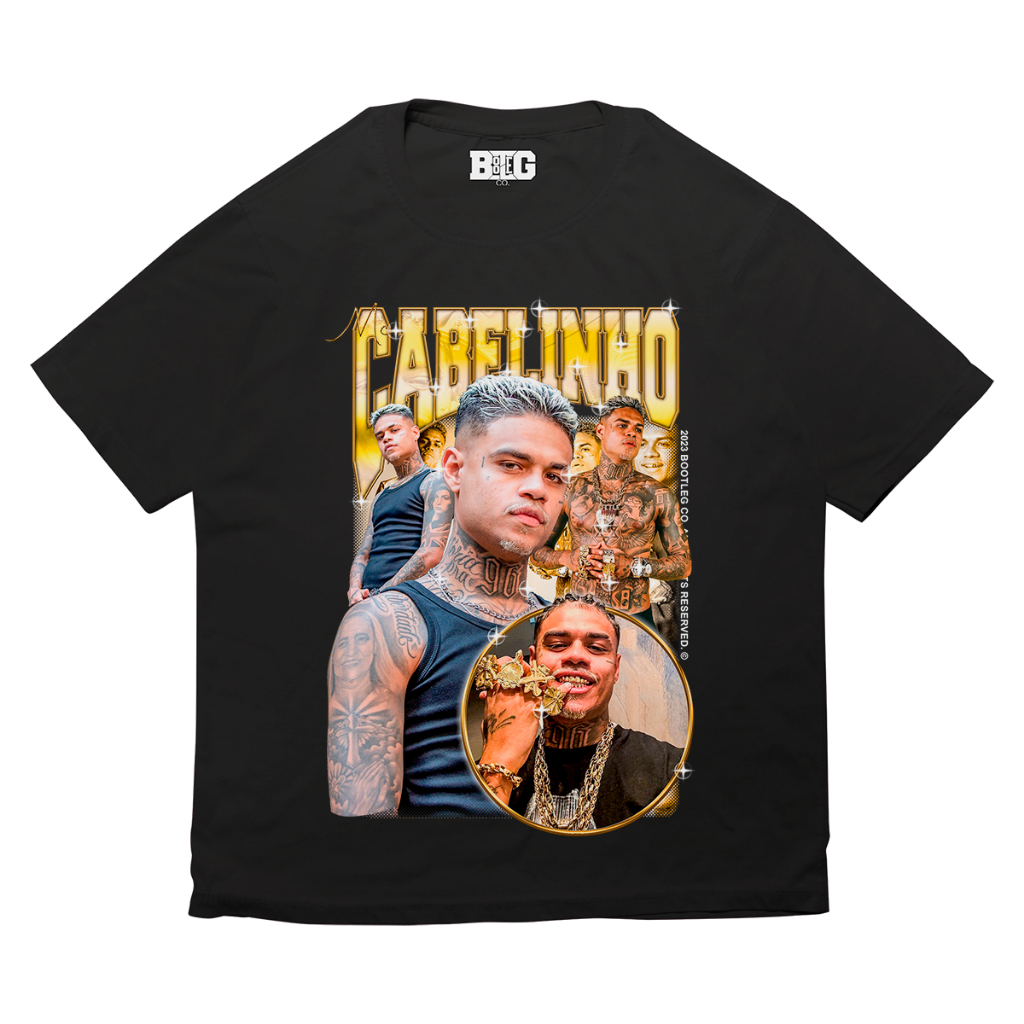 Camisa Camiseta Básica MC Cabelinho Little Hair X1 Bella Unissex Bootleg