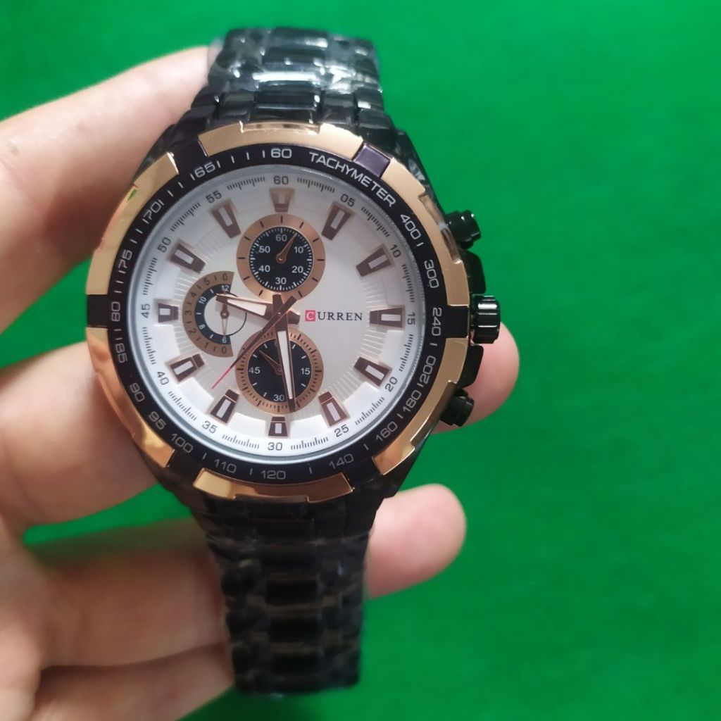 Relogio Curren Original de aço inoxidavel Resistente a agua até 30 metros Relogio masculino de luxo importado