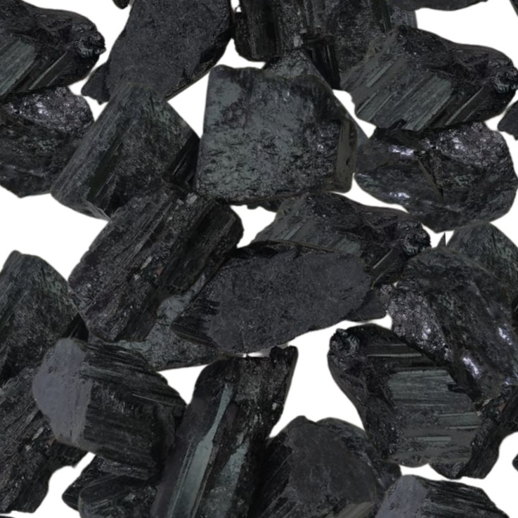 Turmalina Preta Pedra Bruta 50g Cristal Natural