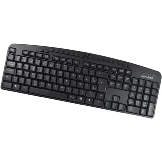 Teclado Usb Para notebook e computador Teclado Usb Multimidia Mymax Daily