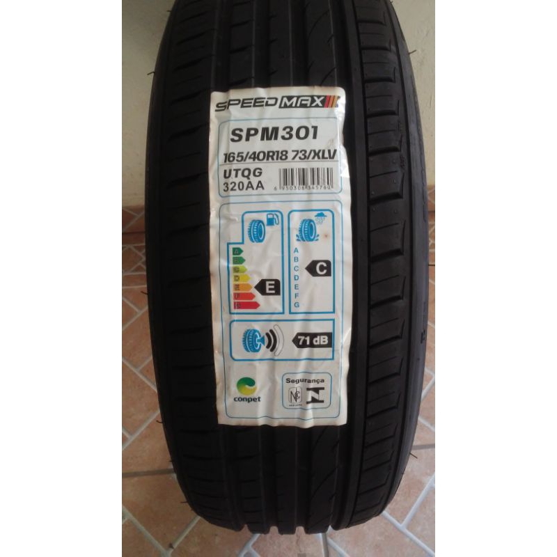 Pneu Aro 18 165/40/r18 Speed Max spm301 | Shopee Brasil
