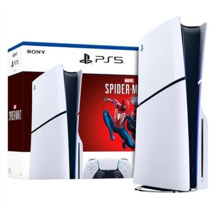 Ps5 slim 1tb mídia física lacrado Spider-Man