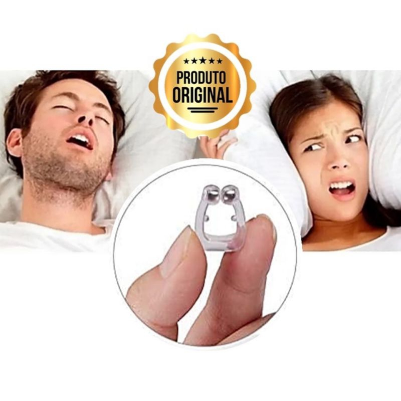 Aparelho Anti Ronco Clip Dilatador Nasal Magnético Durma Bem