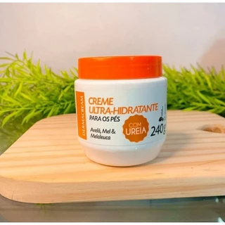 Creme Ultra Hidratante Para Pés Creme Esfoliante e Creme Amaciante Amolecedor De Cutículas - Dermacream 240g