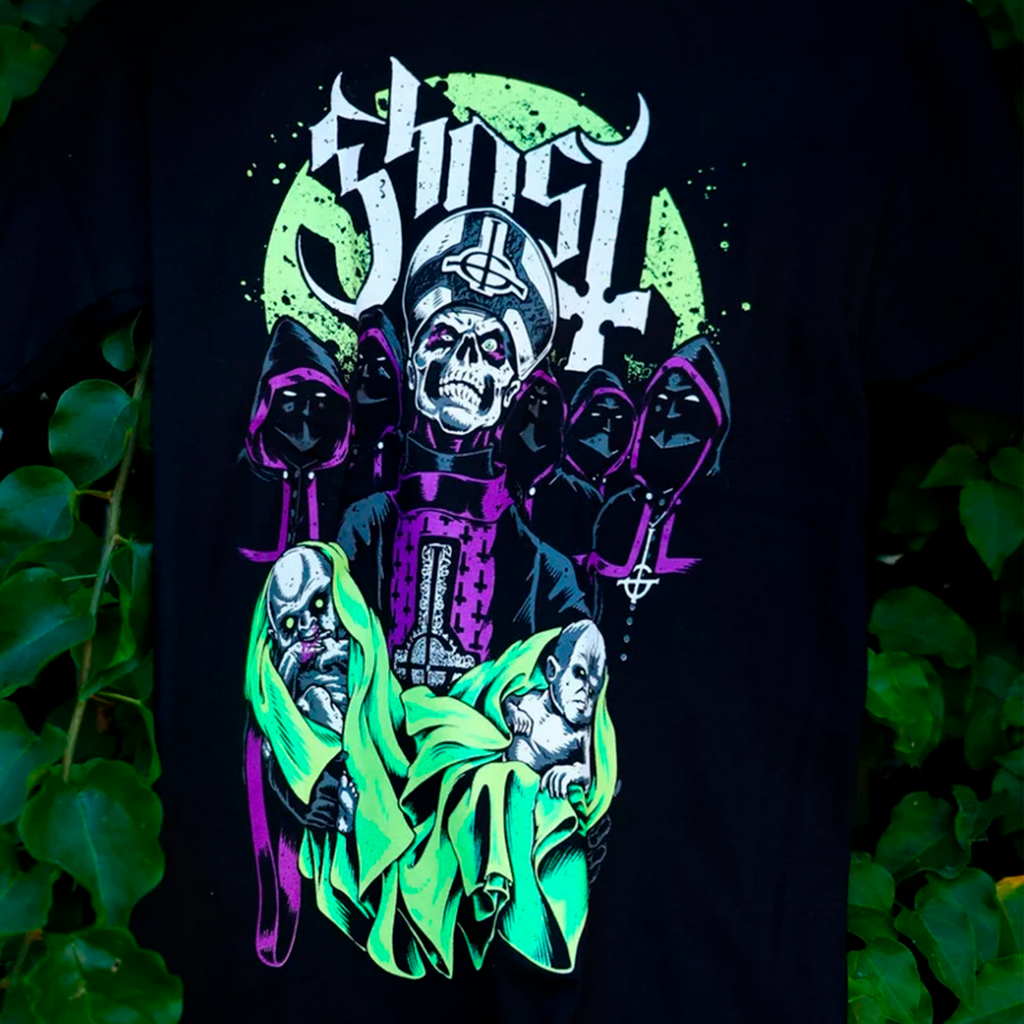 Camiseta T-shirt Unissex Ghost Green Banda Rock