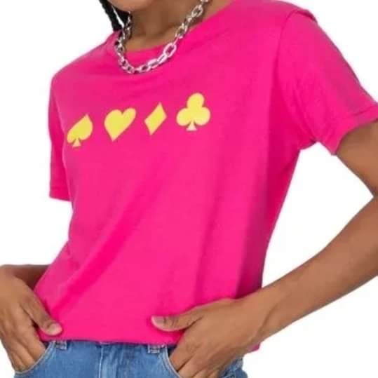 Camiseta TNG Rosa Tam G | Shopee Brasil