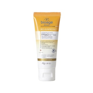 Protetor Solar Gel Creme Clareador Translúcido Fps60 Bioage - 45g