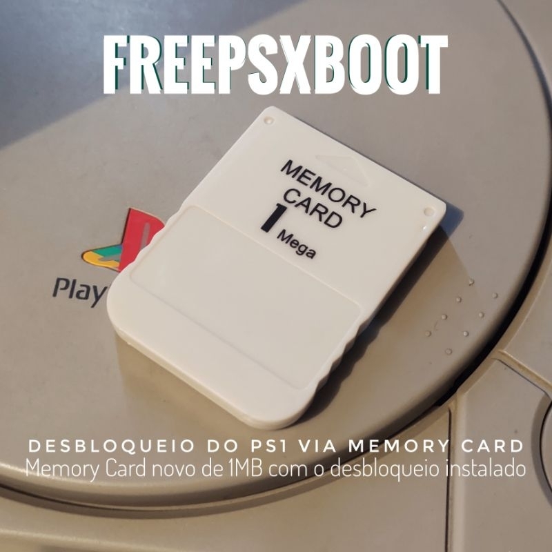 FREEPSXBOOT memory card desbloqueio ps1 free psx boot psone FreePsxBoot