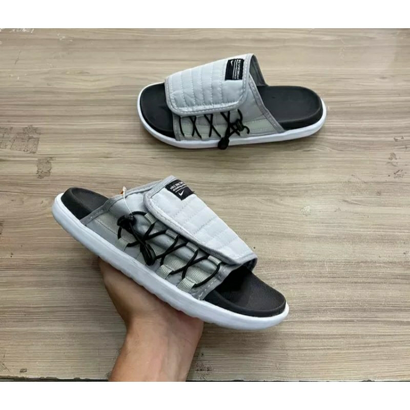 Chinelo NK Asuna 2.0 Lançamento Slide Masculino e Feminino Cinza | Azul