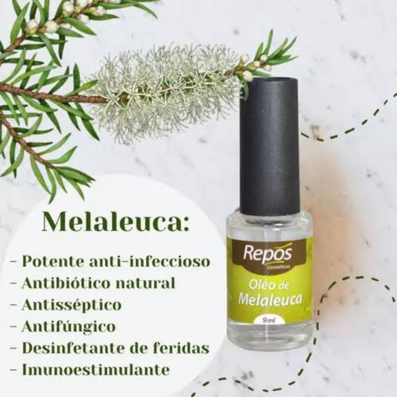 REPOS OLEO DE MELALEUCA 9ML - Protege e Trata as unhas | Shopee Brasil