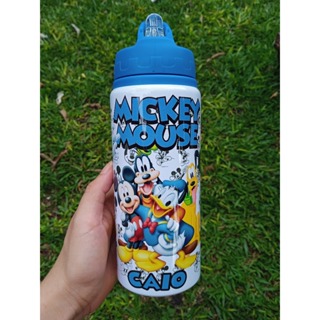 Garrafa Térmica Mickey Minnie 380ML Aço Inox c/ Termômetro Disney