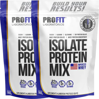 2x Whey Isolate Protein Mix Refil 900g Profit (1,8kg)