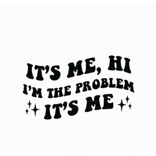 adesivo recorte anti-hero taylor swift i'm the problem